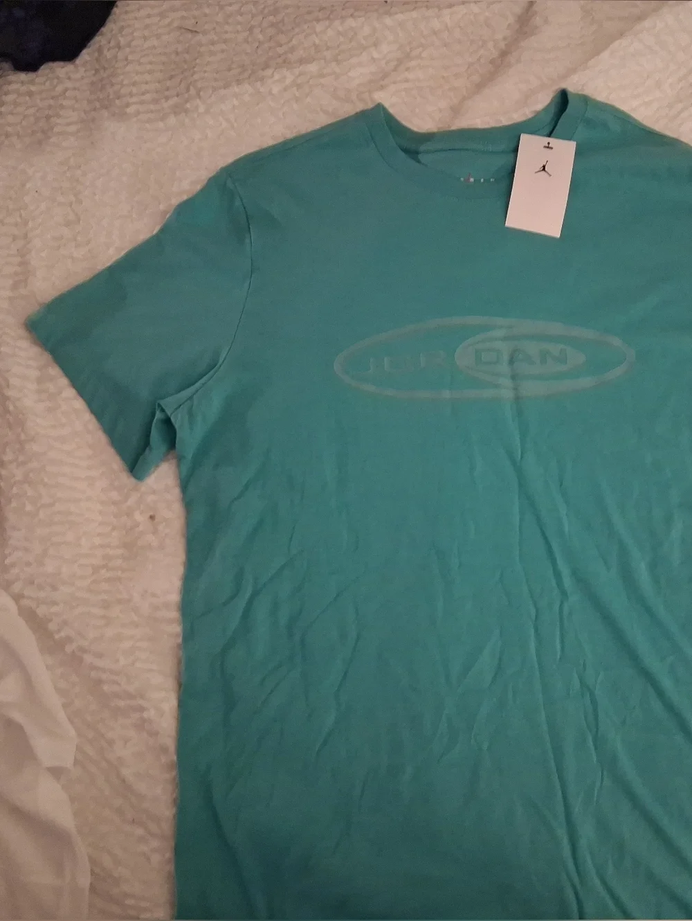 Jordan Teal Short-Sleeve Logo Tee